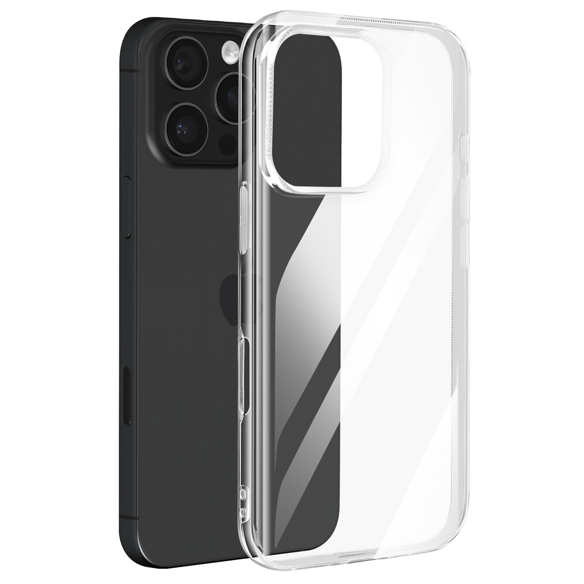 Capa iPhone 16 Pro Silicone Transparente