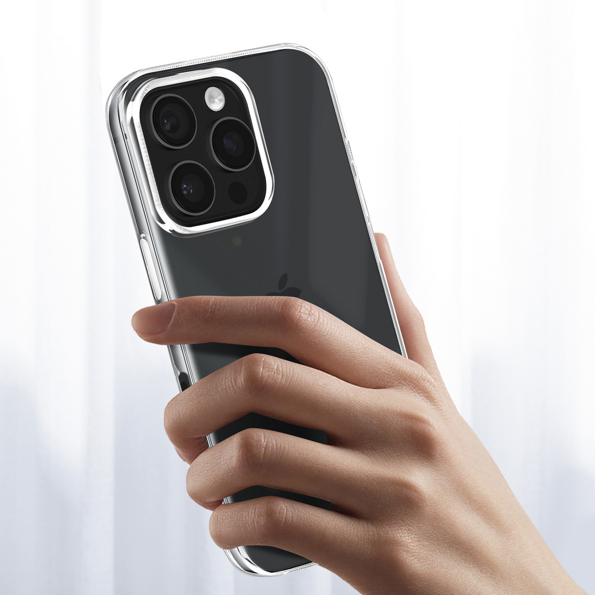Capa iPhone 16 Pro Silicone Transparente