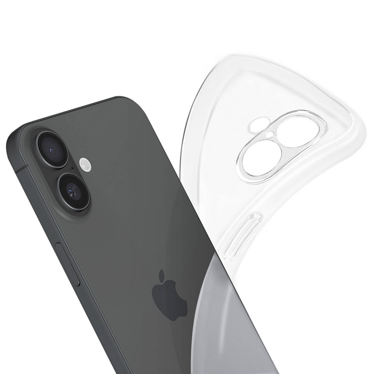 Capa iPhone 16 Silicone Transparente