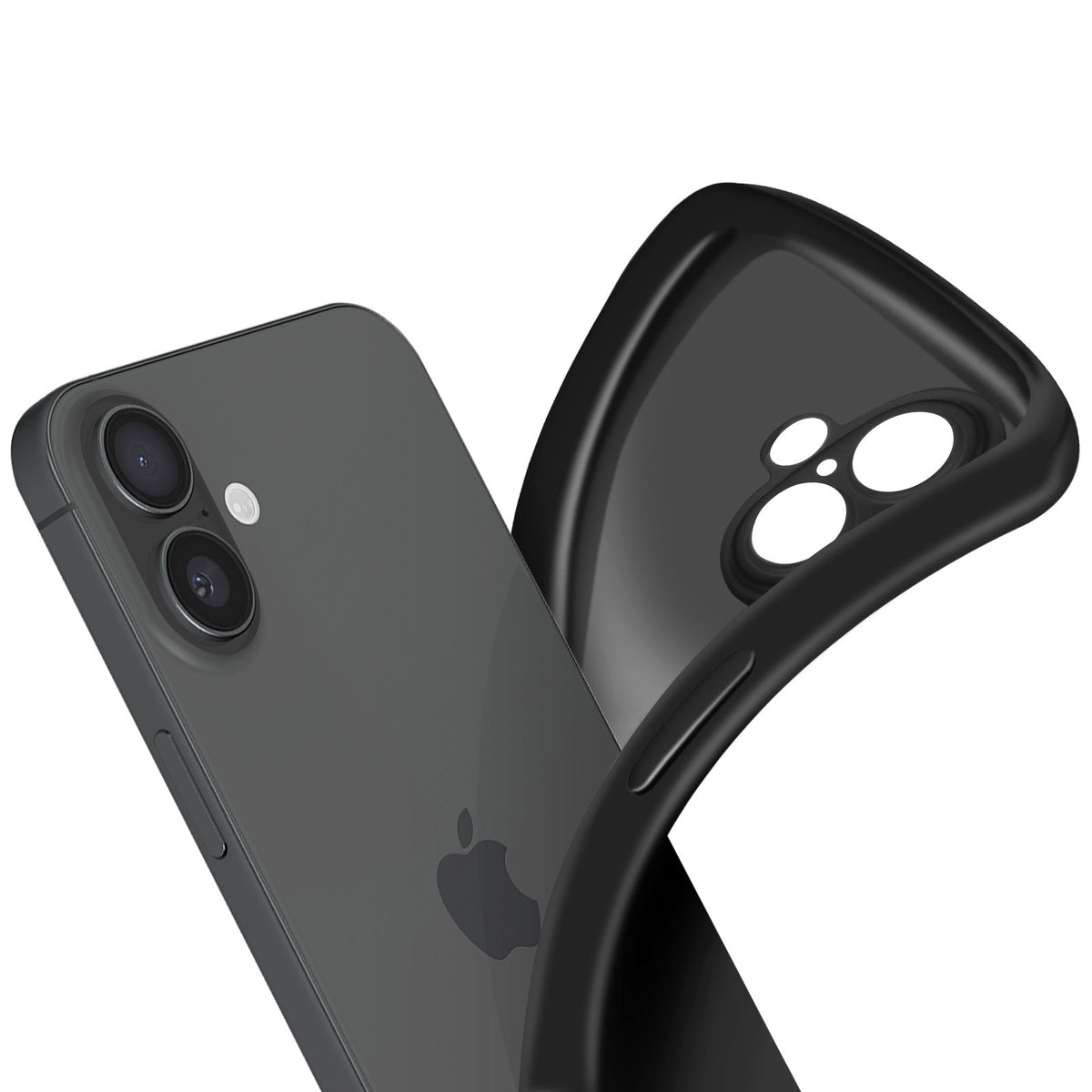 Capa iPhone 15 Plus Silicone Preto