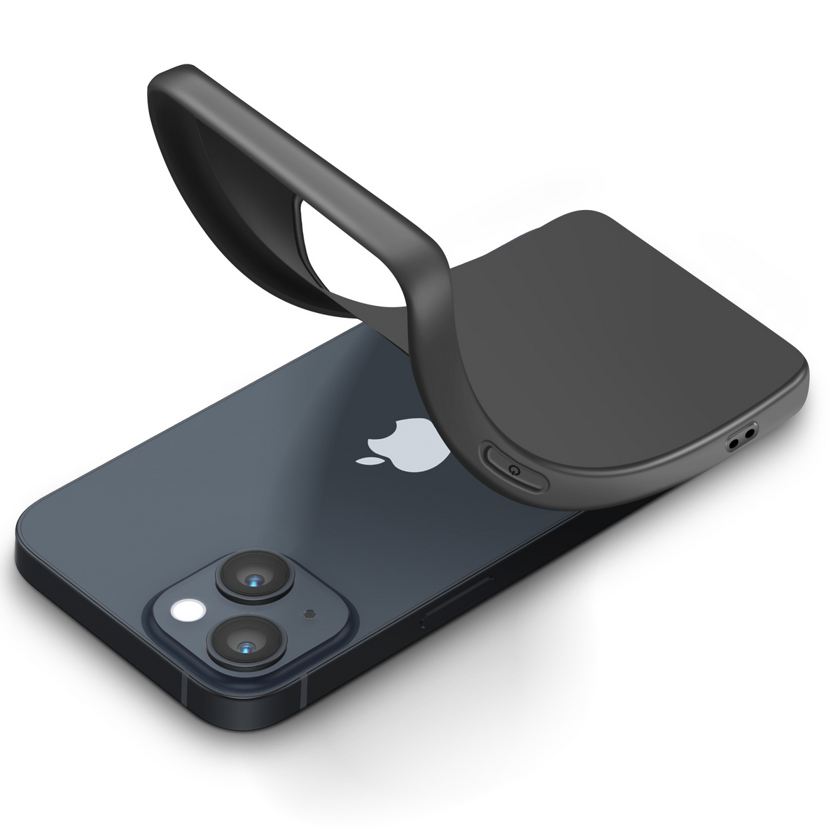 Capa iPhone 14 Plus Silicone Preto