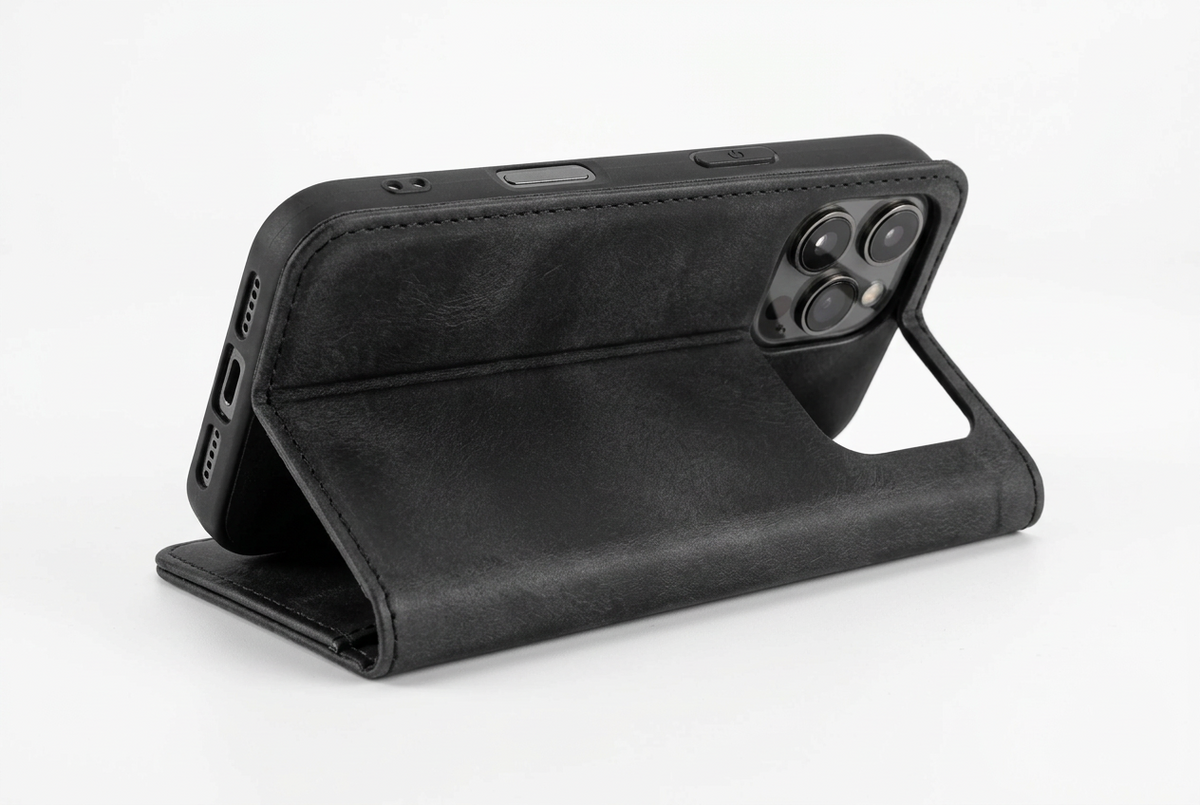 Capa iPhone 16 Pro Flipcover Preta