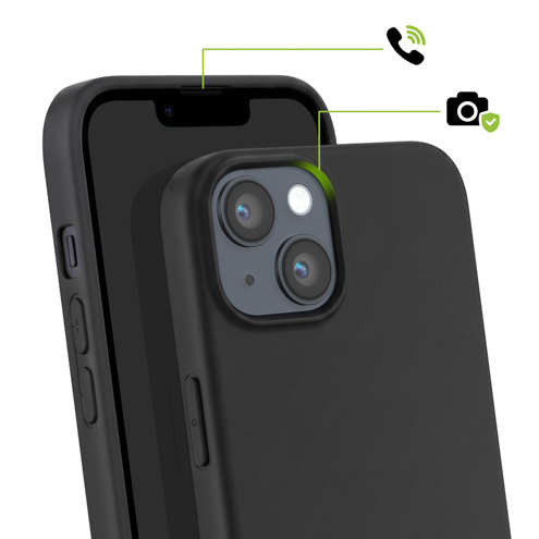 Capa iPhone 14 Plus Silicone Preto