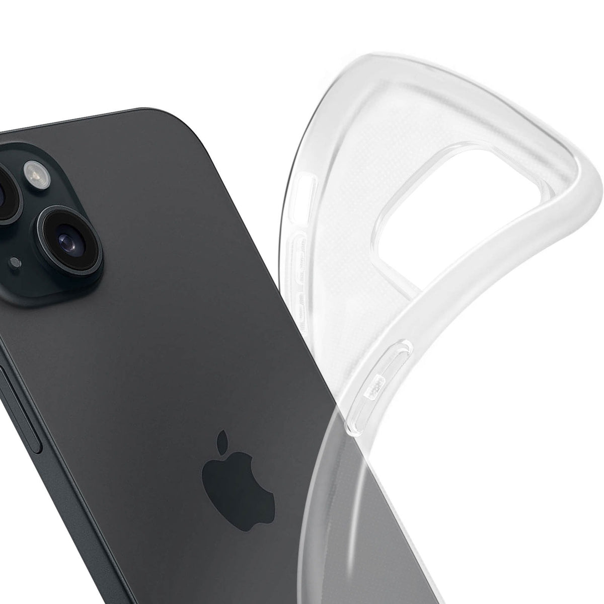 Capa iPhone 15 Plus Silicone Transparente