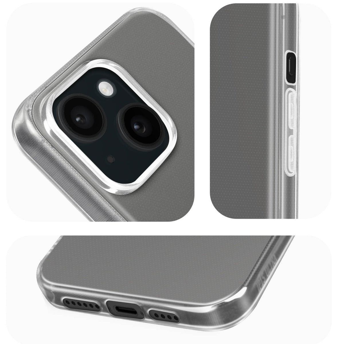 Capa iPhone 15 Plus Silicone Transparente