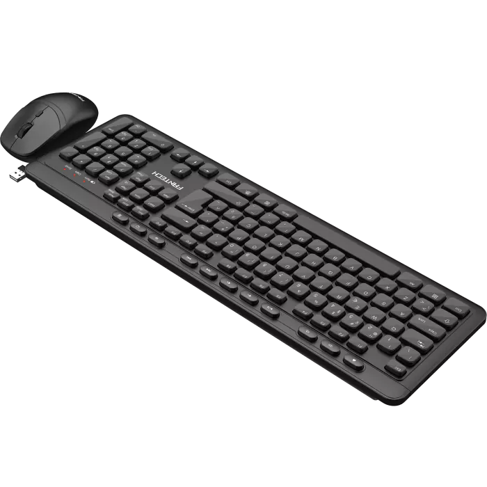 Combo s/ Fios Teclado + Rato Fantech Confort KW806 Preto