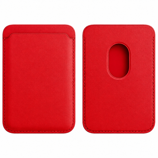 Carteira MagSafe Vermelha para iPhone