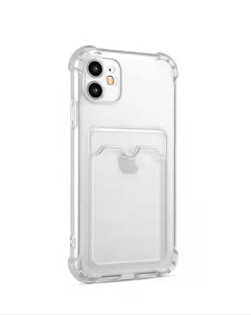 Capa iPhone 12 Silicone c/ porta-cartões