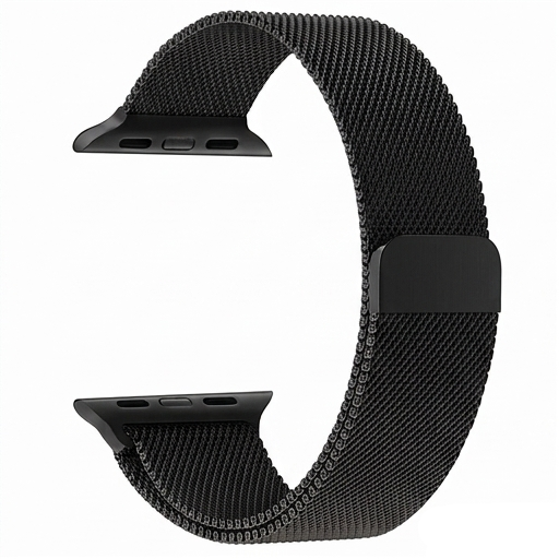 Bracelete Apple Watch Metálica 42/44/45MM Preta