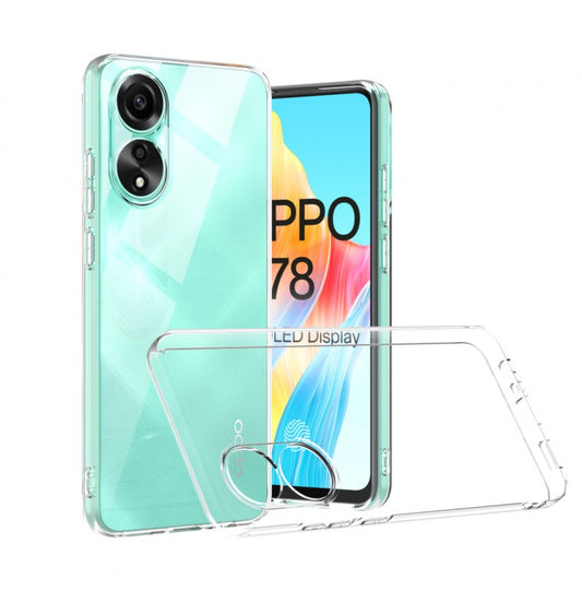Capa OPPO A78 4G Silicone Transparente